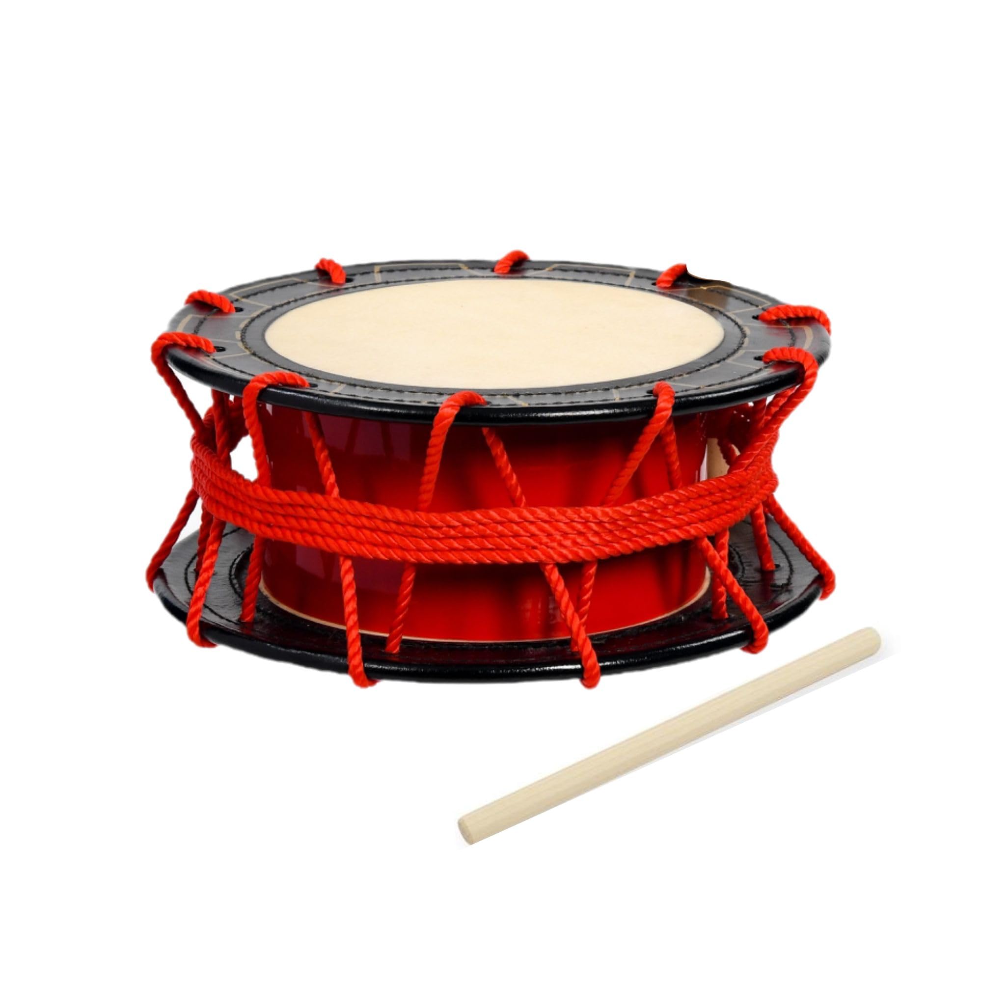 Amazon | 締太鼓 エイサー 太鼓 30cm バチ1本付き くさびあり 沖縄